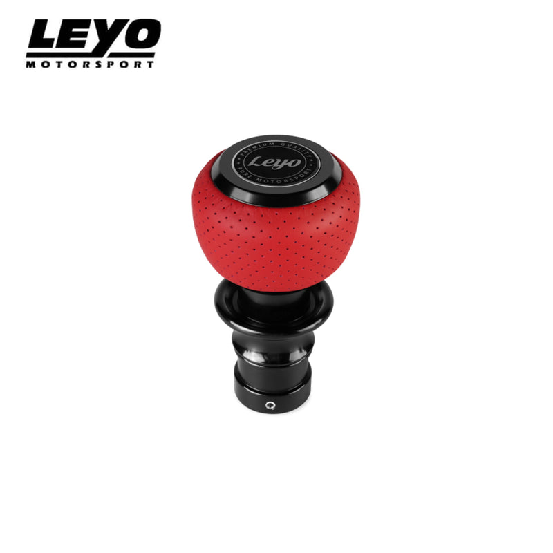 Leyo Red Nappa DSG Shift Knob (Blk Anodized)