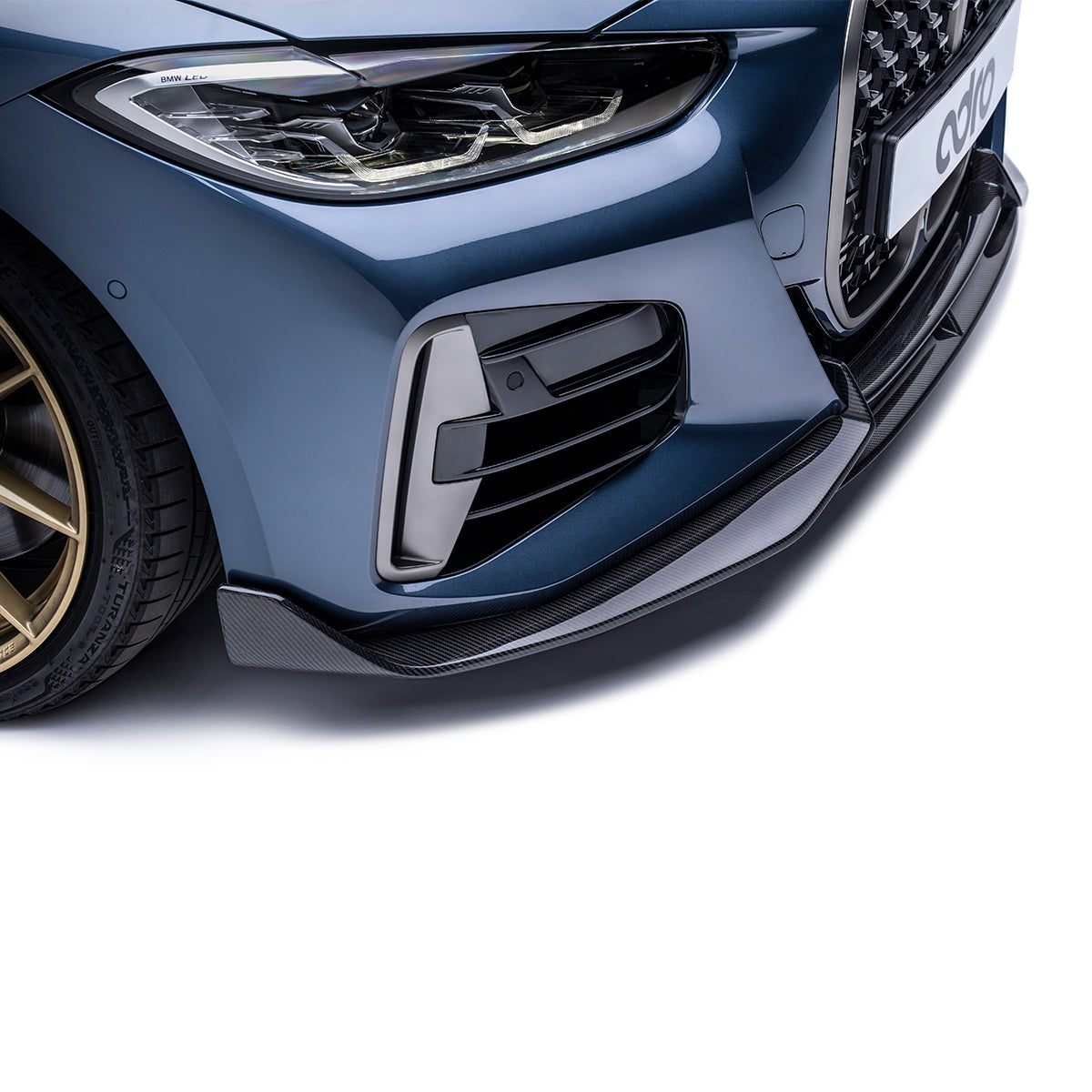 BMW G22 G23 4 Series Carbon Fiber Front Lip 2020+