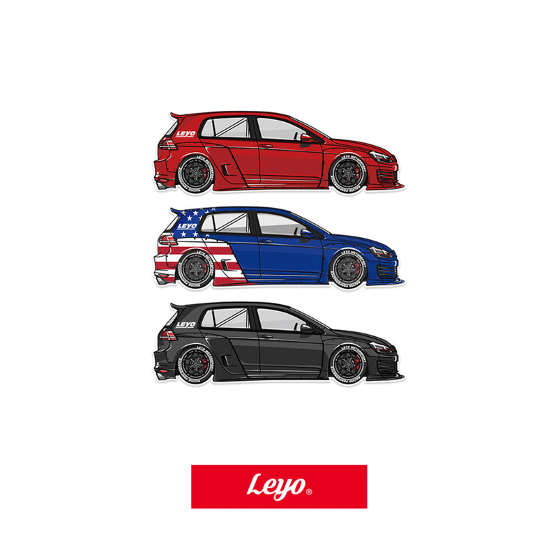 LEYO MK7 GTI Sticker Pack