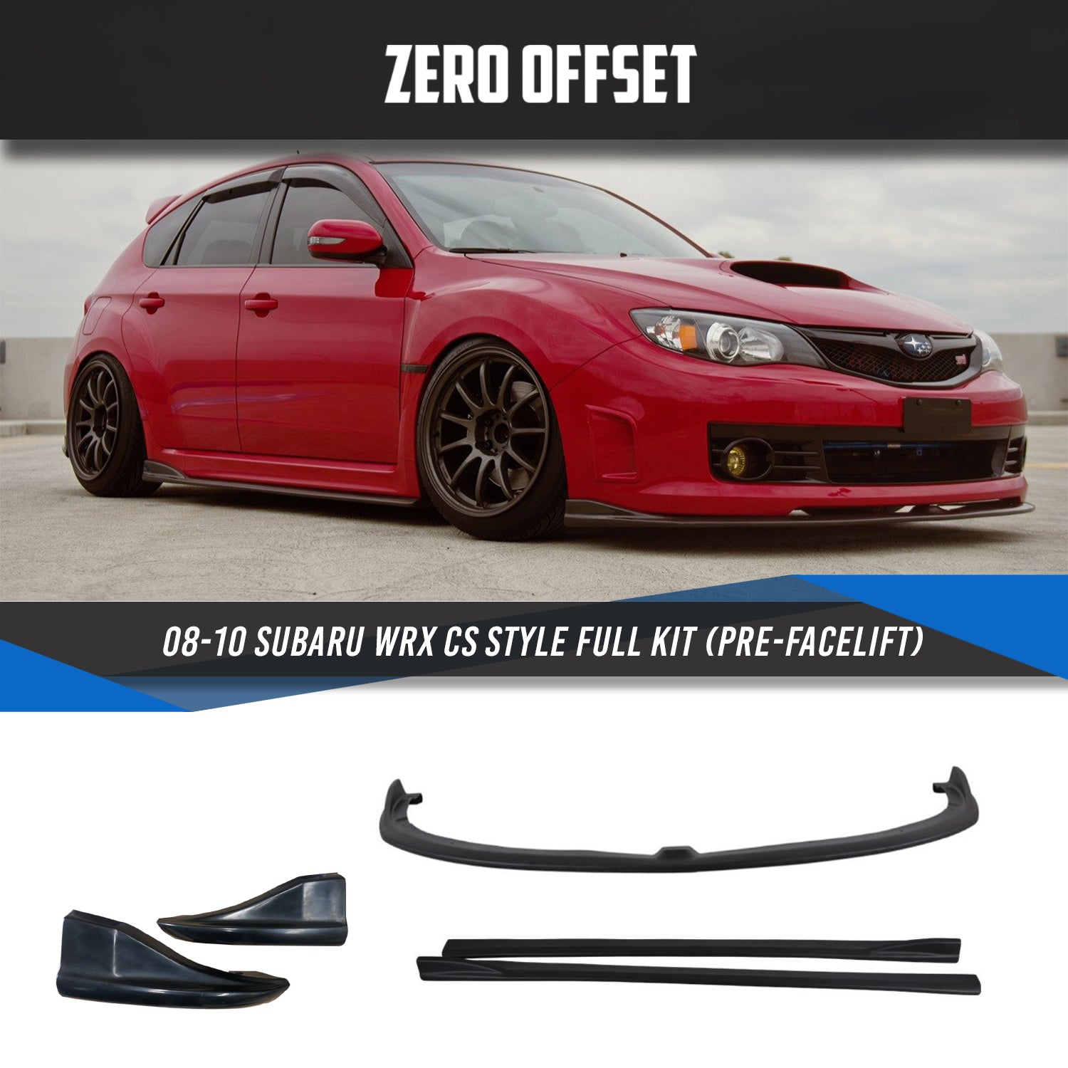 CS Style Full Kit for Subaru WRX STI  2008-2010