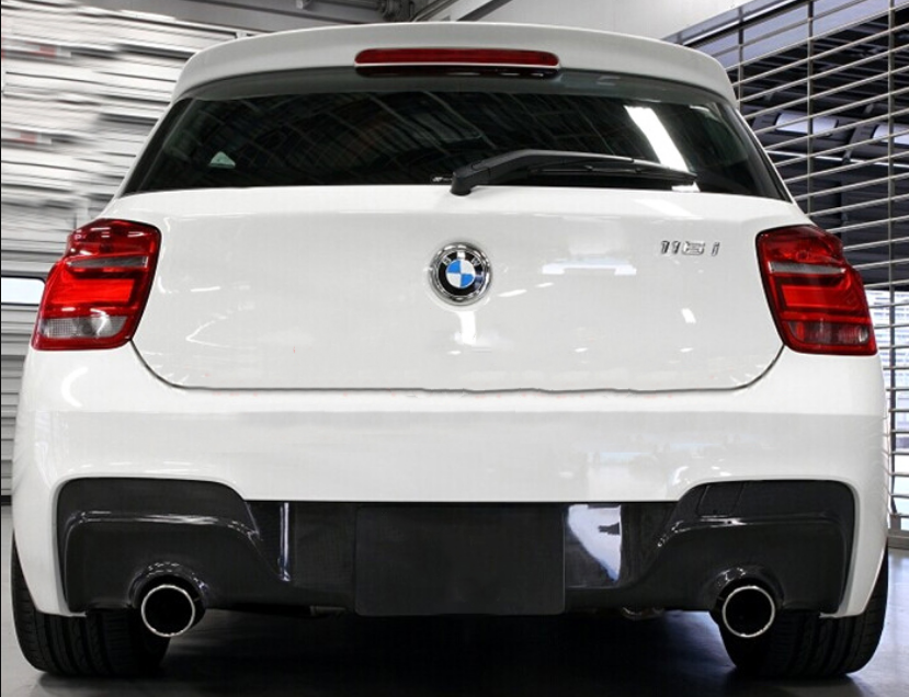 3D Design Style Rear Diffuser (Carbon Fibre) for BMW 1 Series (F20) Pre LCi - 2012- 14