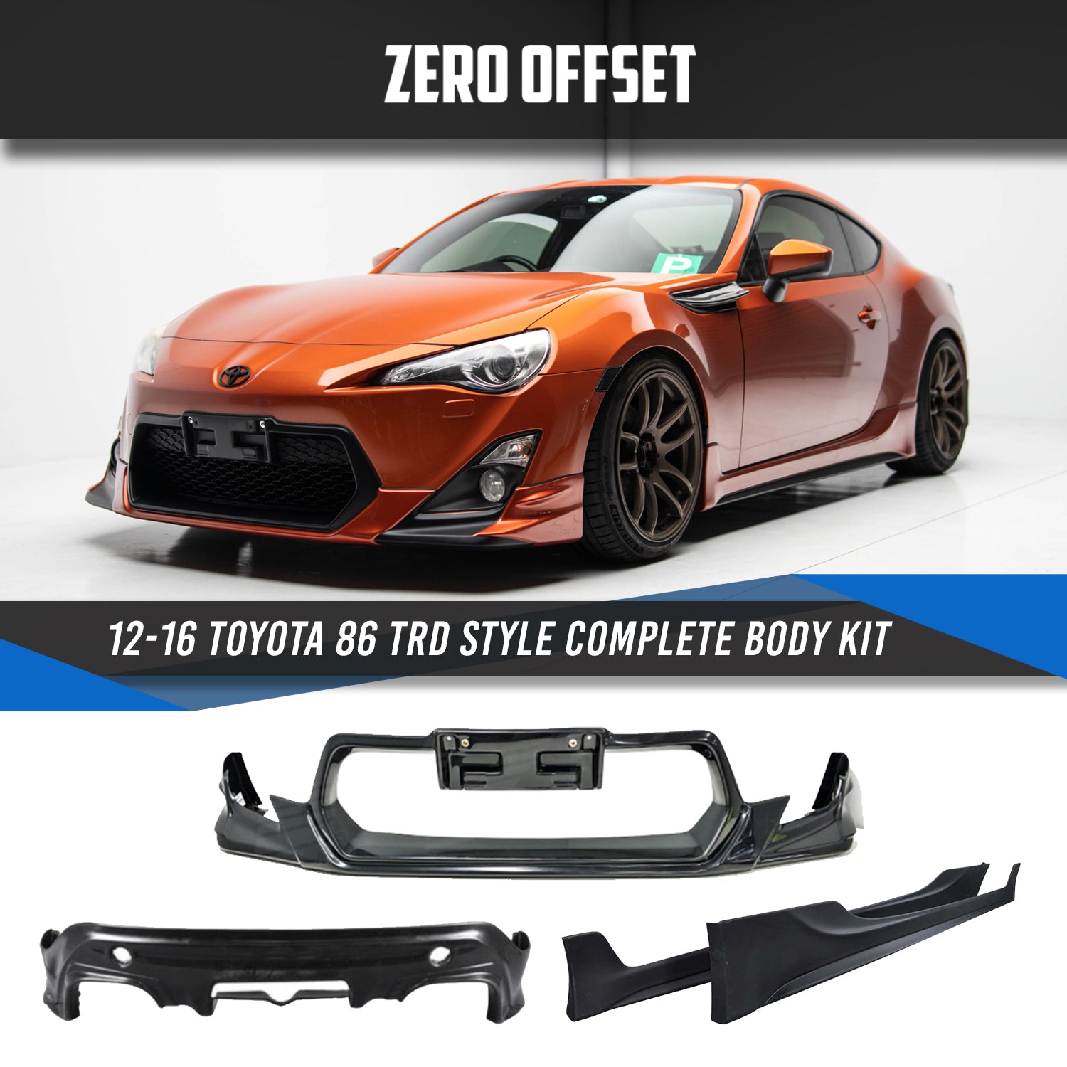 TRD Style Full Kit for Toyota 86 (ZN6) 2012-2016