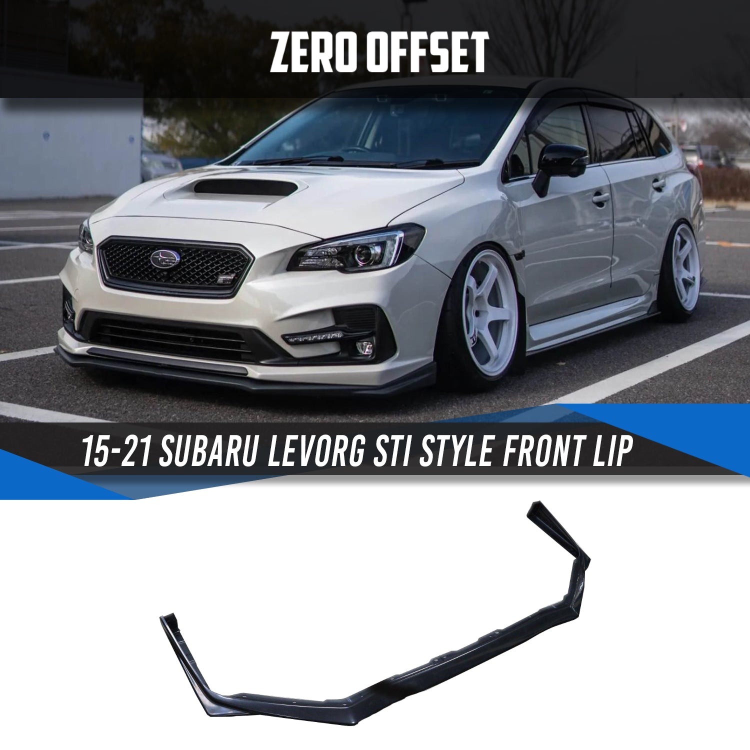 STI Style Front Lip for Subaru Levorg (STI Bumper) 2015-2021