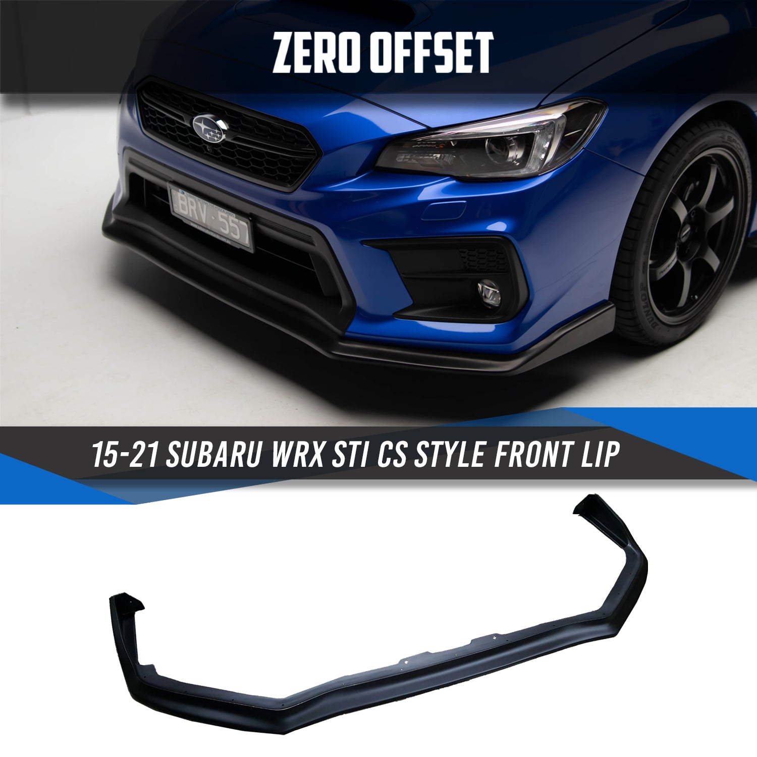 CS Style Front Lip for Subaru WRX VA 2015-2021