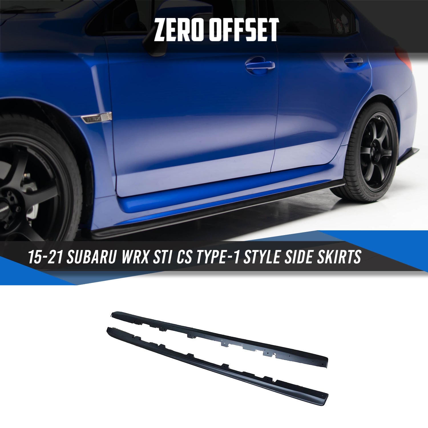 CS Style Side Skirts for Subaru WRX STI VA 2015-2021