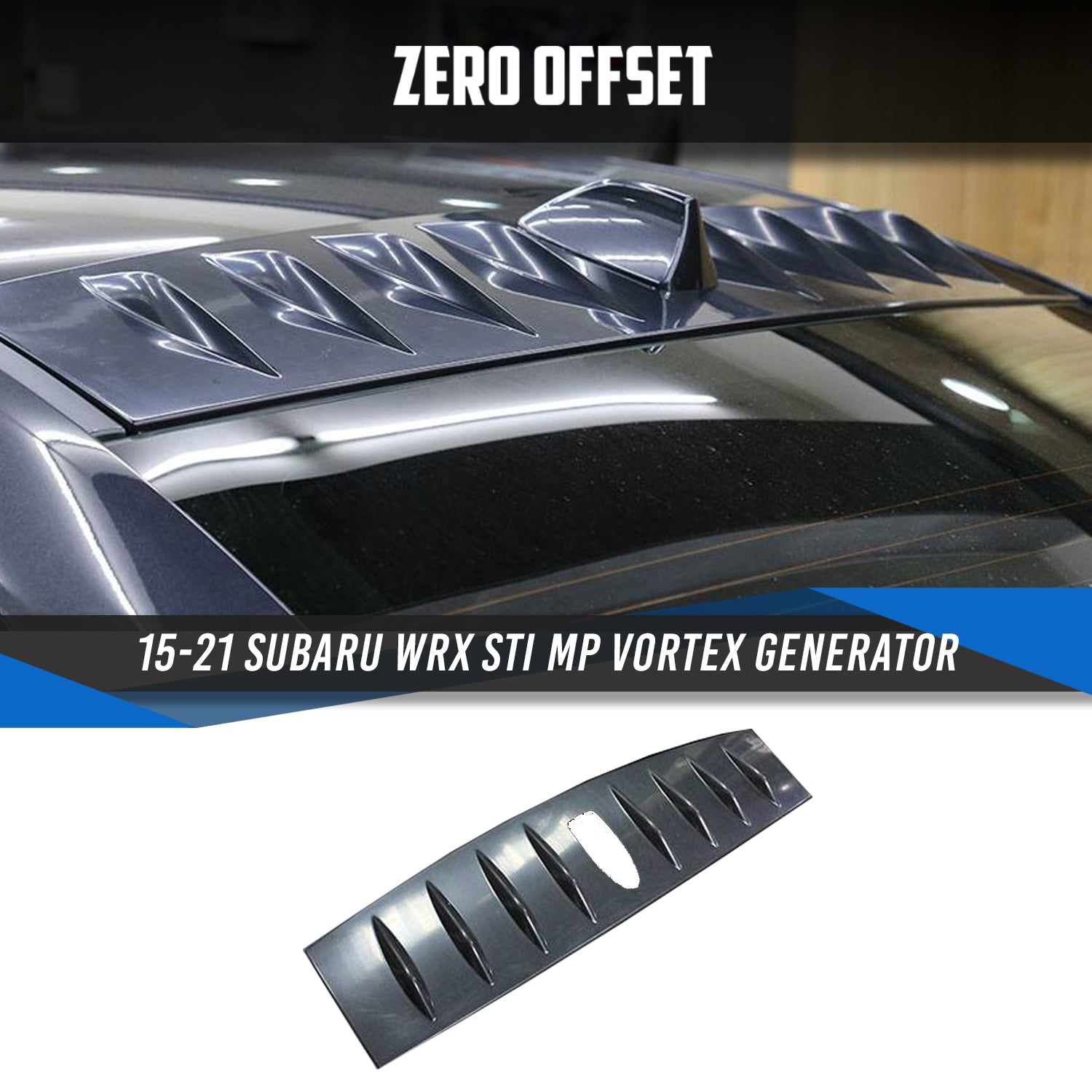 MP Style Vortex Generator for Subaru WRX STI VA 2015-2017