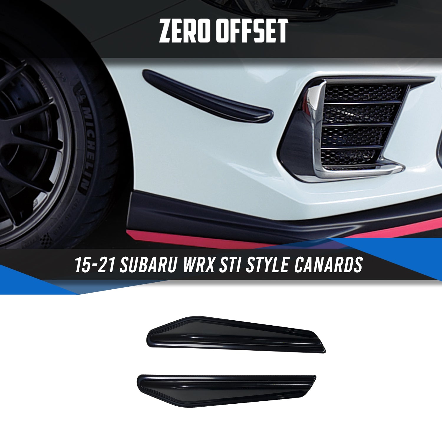 STI Style Canards for Subaru WRX & Levorg 2015-2021