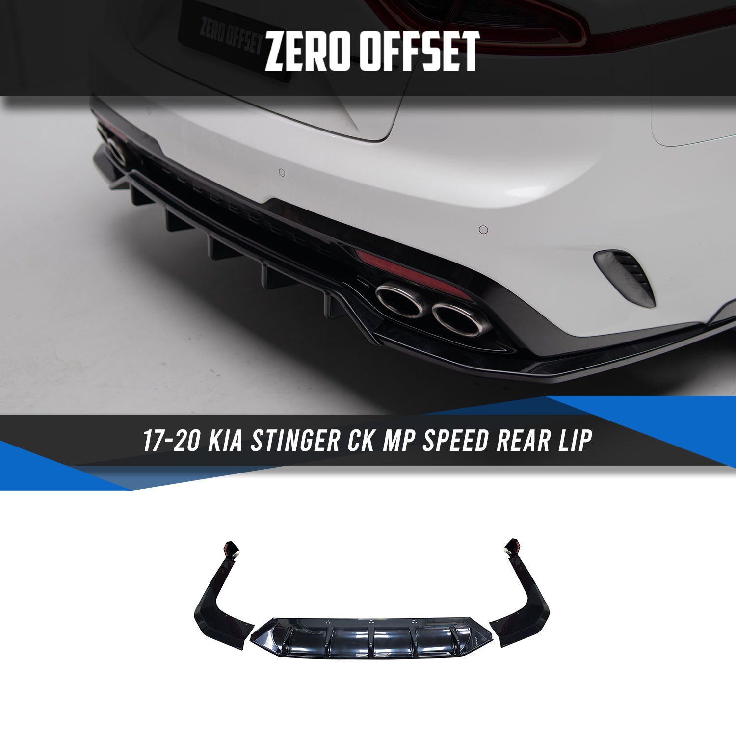 MP Speed Style Rear Lip for KIA Stinger CK 2017-2020