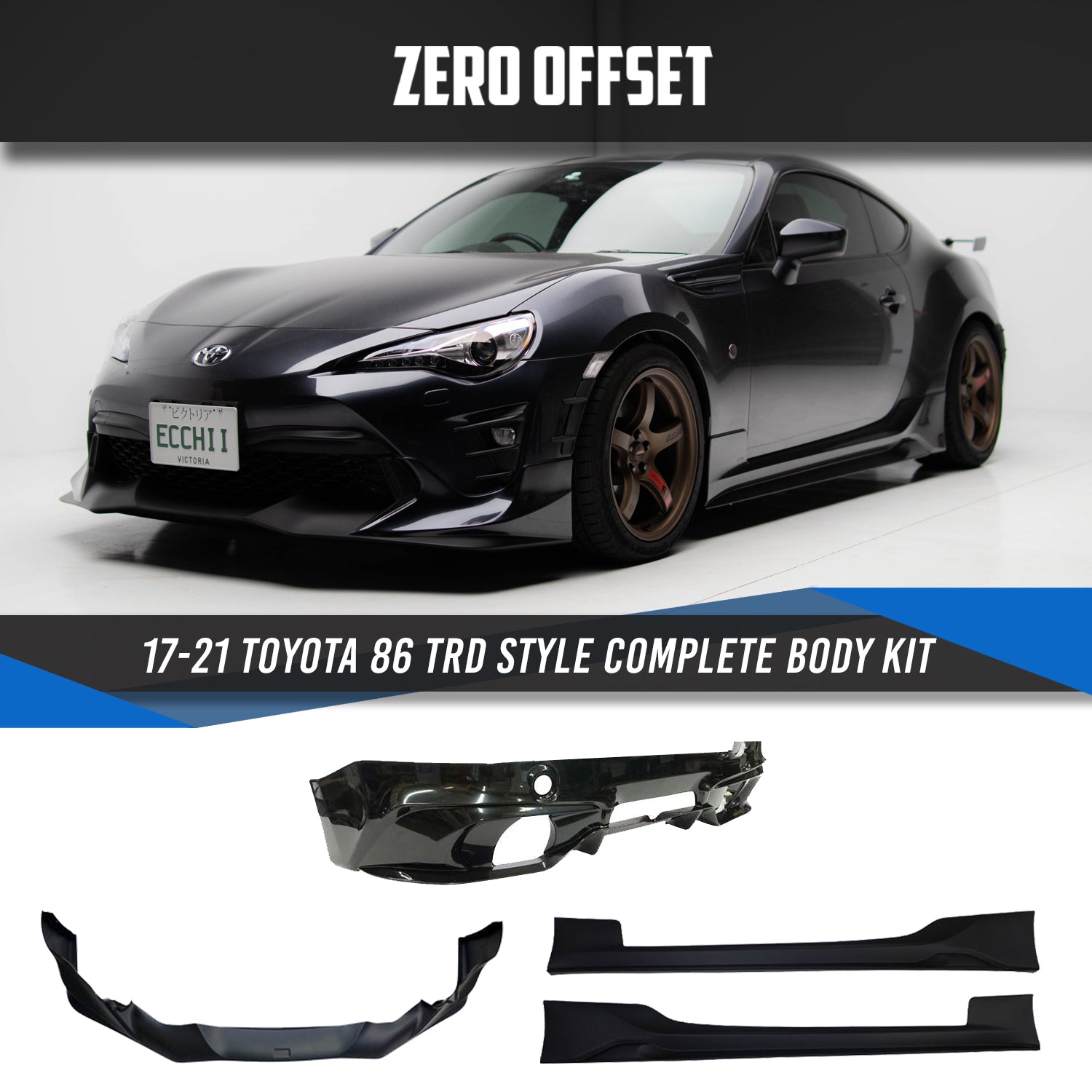 TRD V2 Style Full Kit for Toyota 86 2017-2021