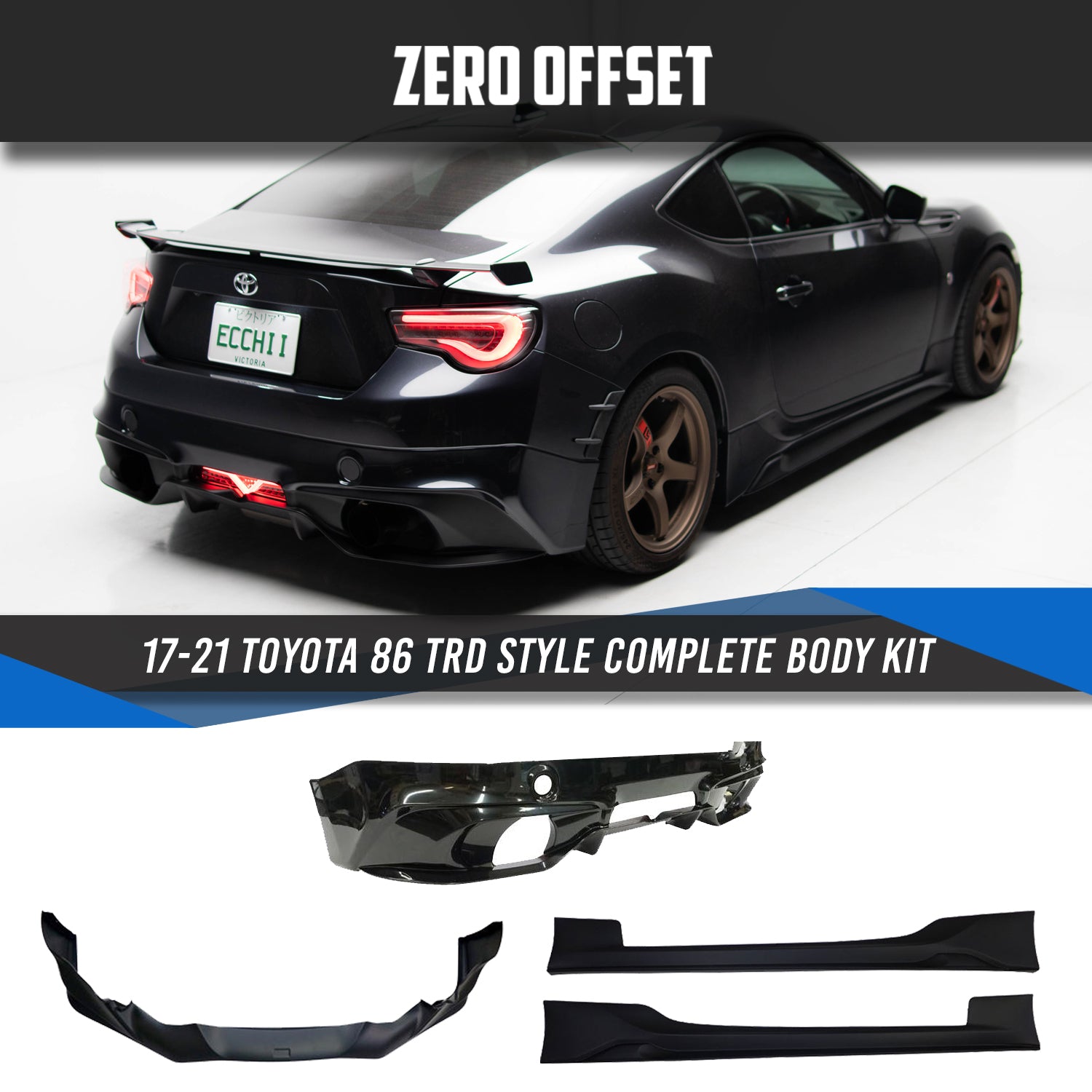 TRD V2 Style Full Kit for Toyota 86 2017-2021