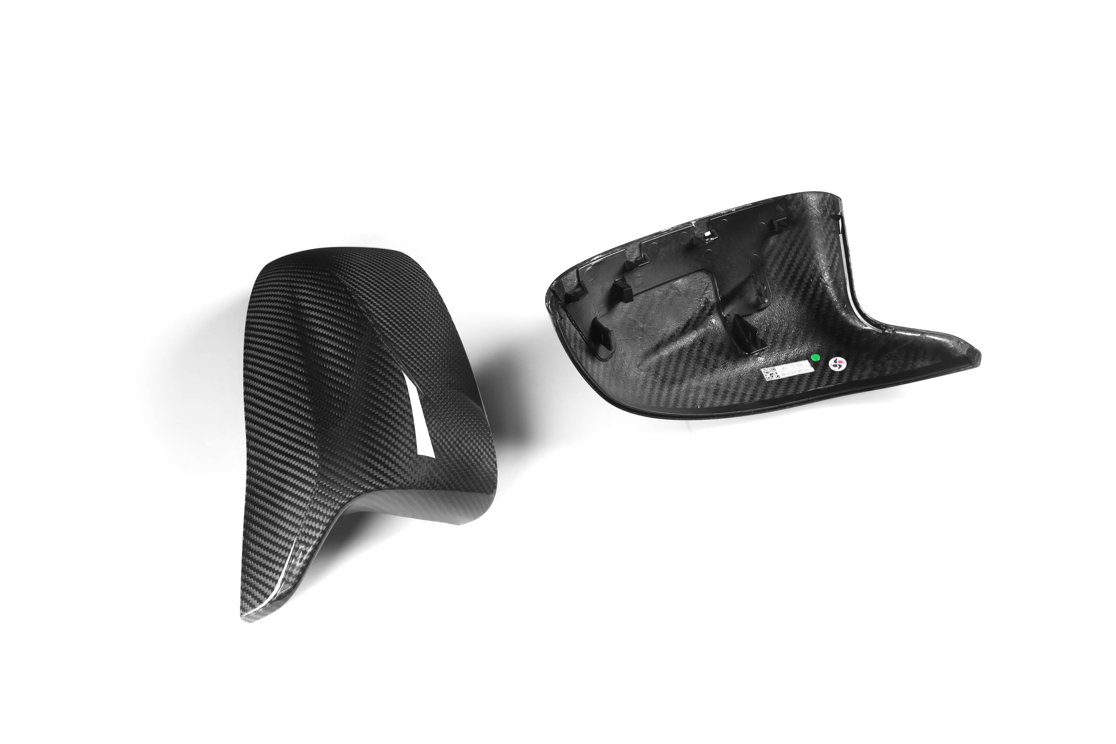 M Performance Style Pre Pregged Dry Carbon Fibre Mirror Caps for BMW X3M/X4M/X5M/X6M F97/F98/F95/F96