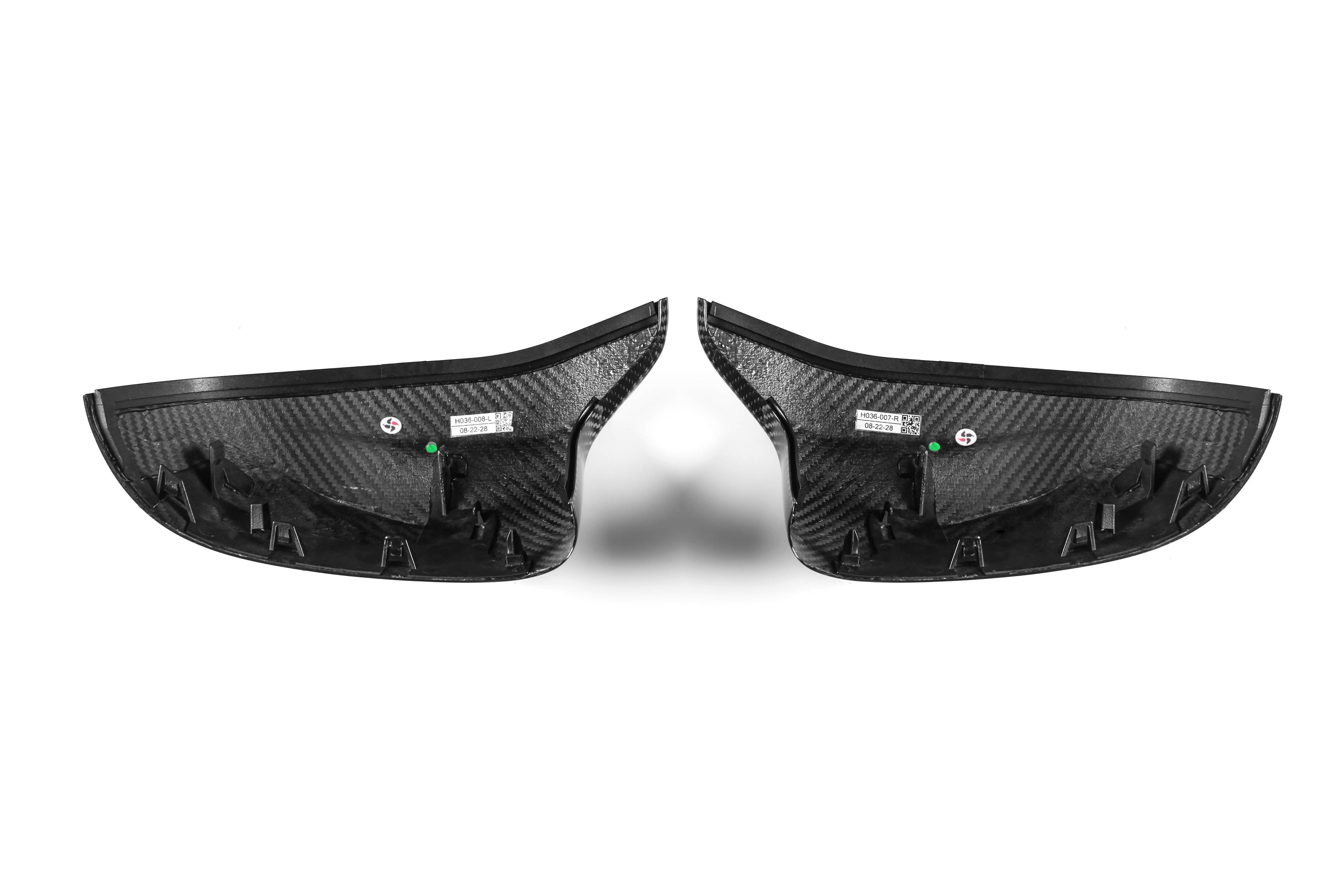 M Performance Style Pre Pregged Dry Carbon Fibre Mirror Caps for BMW X3M/X4M/X5M/X6M F97/F98/F95/F96