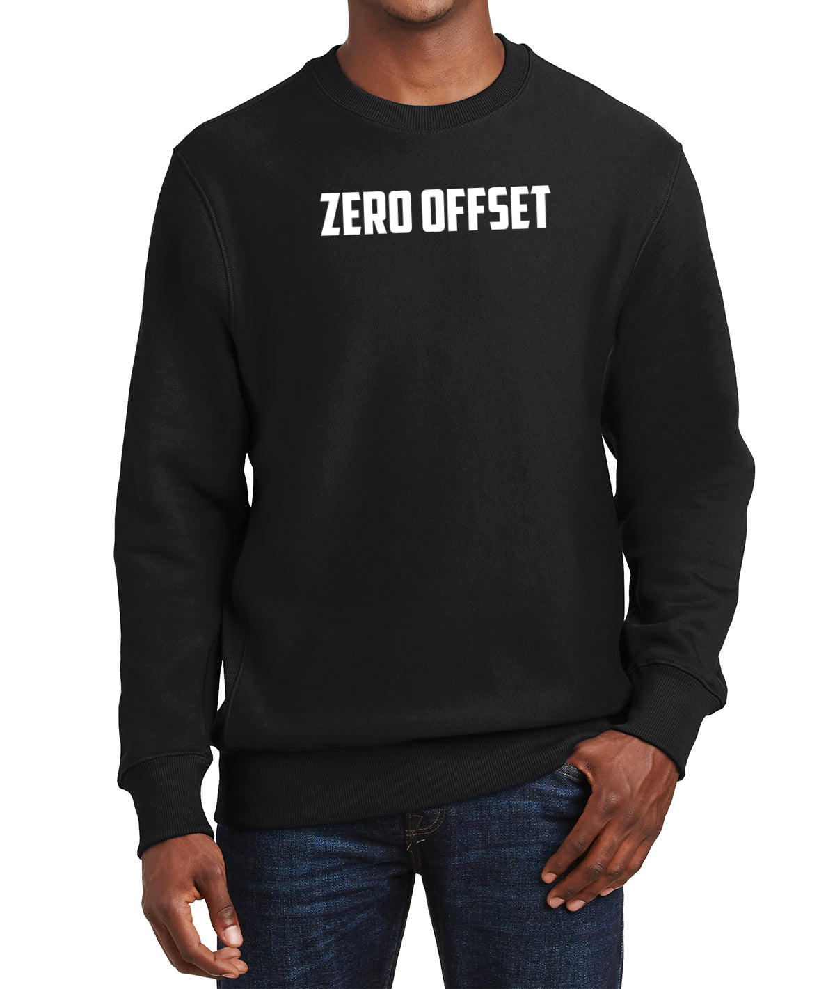 Zero Offset Collection #3 - Black 'Midnight' Crew Neck