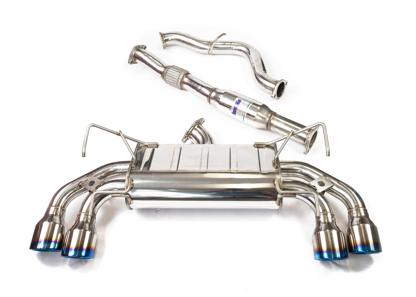 Q300 Cat Back Exhaust w/Ti Tips - Subaru WRX Hatch 11-14/STI 08-14