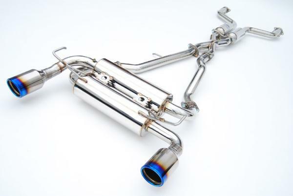 Gemini Catback Exhaust with Titanium Tips - Nissan 370Z 09-up