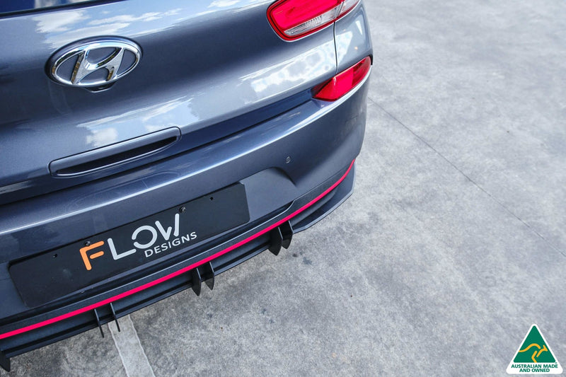 Flow Designs Rear Diffuser Hyundai I30N Fastback Mk3