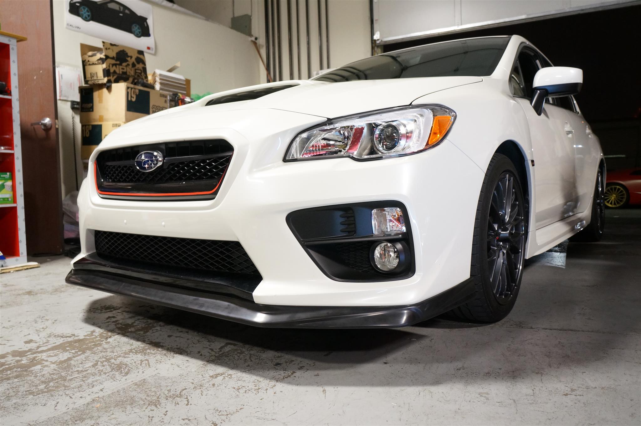 Varis Style Front Lip for 15-17 Subaru WRX STI