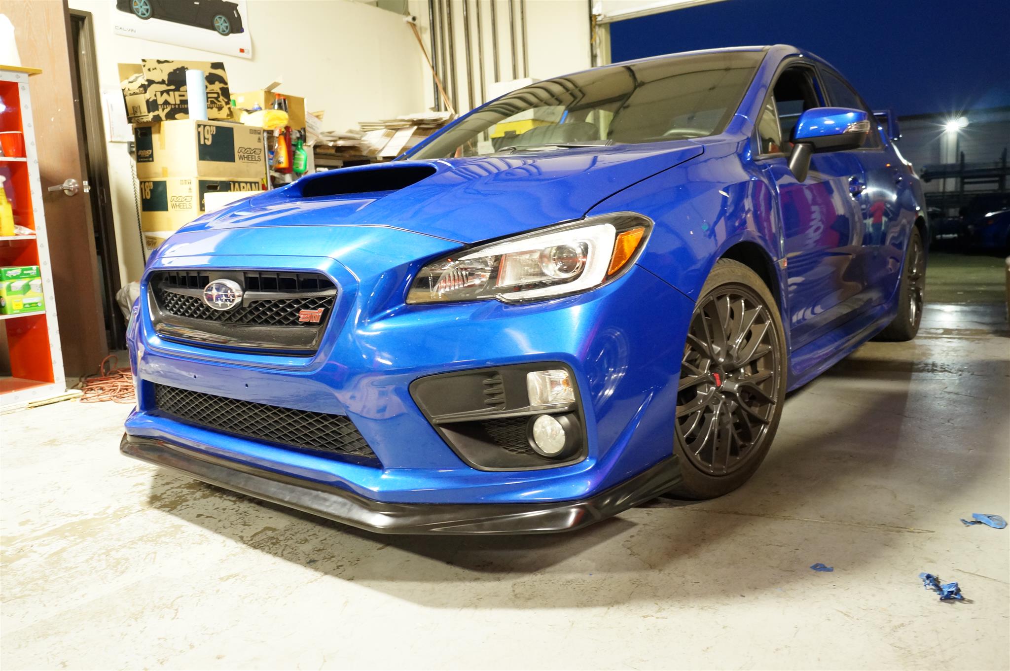 Varis Style Front Lip for 15-17 Subaru WRX STI