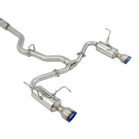 Invidia R400 Cat Back Exhaust w/Ti Tips - Subaru WRX 08-10 Sedan/Forester XT 08-18