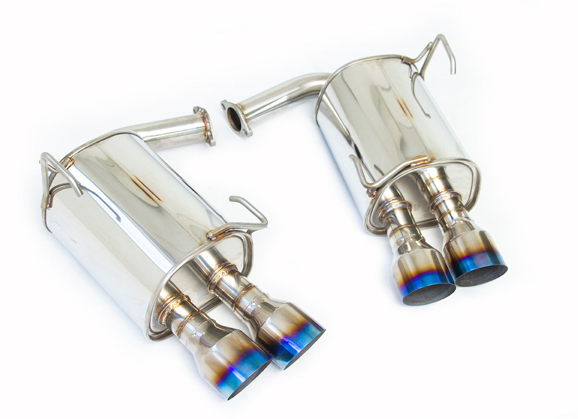 Q300 Cat back Exhaust Straight Cut Titanium Tip - Subaru WRX/STI 11-21