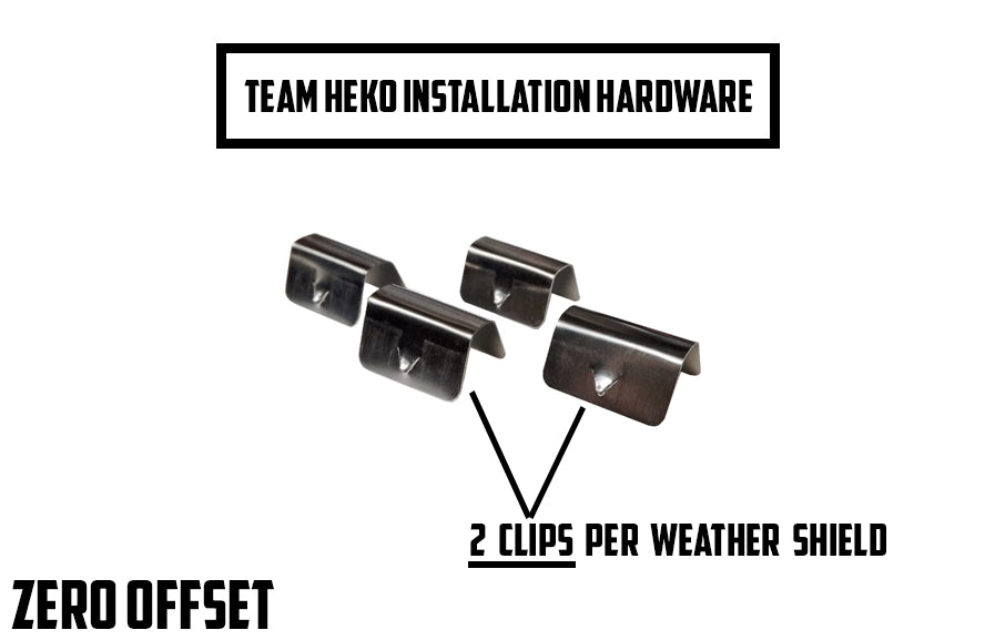 Slim-line Weather Shields - Volkswagen Caddy MK3 2 Door 04-20