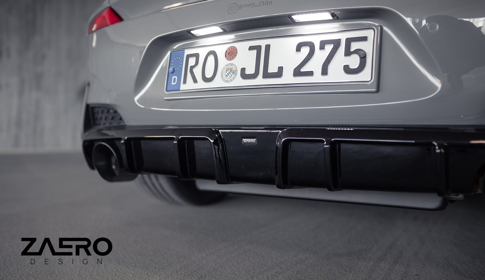 EVO-1 Rear Diffuser for Hyundai i30N Hatch 2018-2020