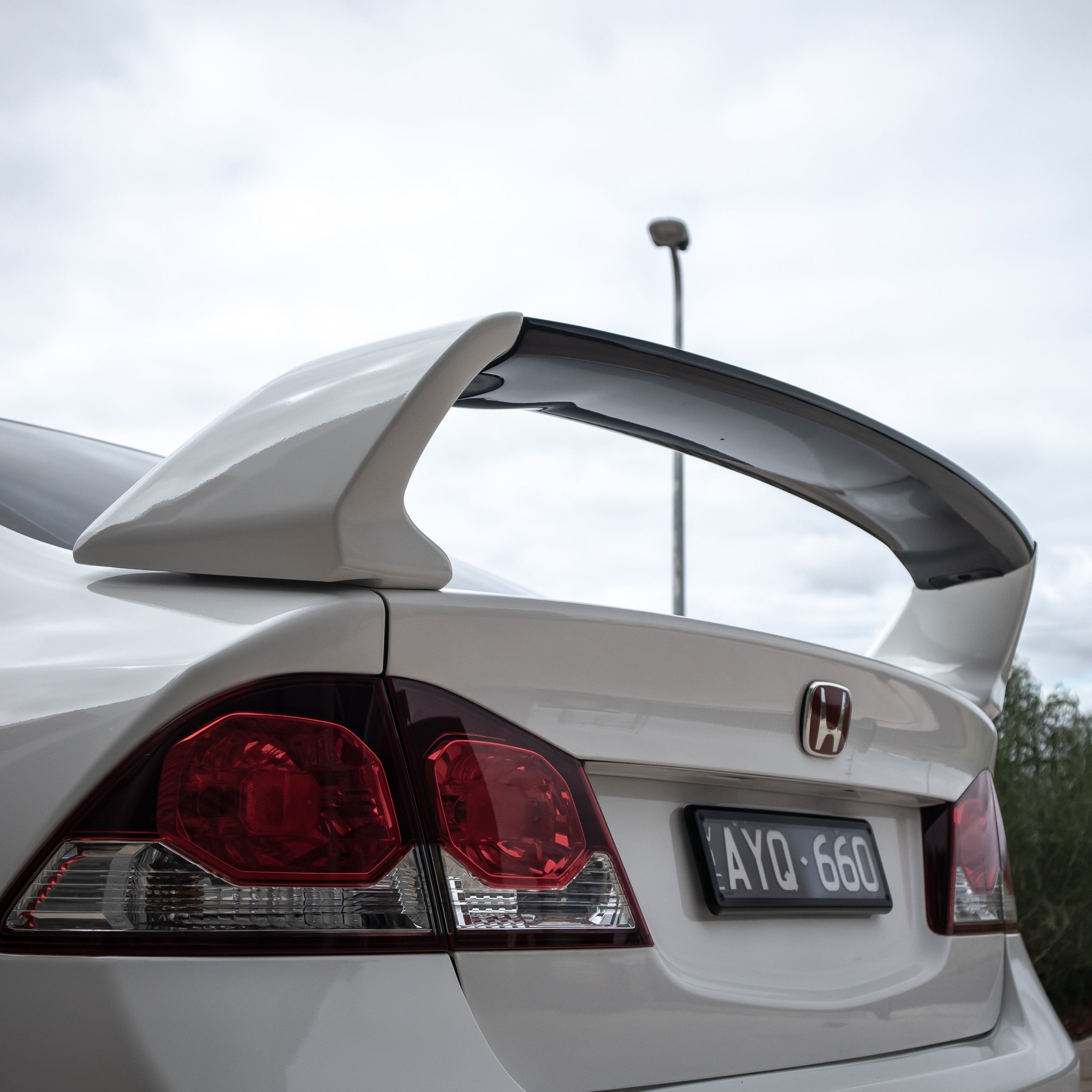 Type R Style Spoiler for Honda Civic FD 2006-2012