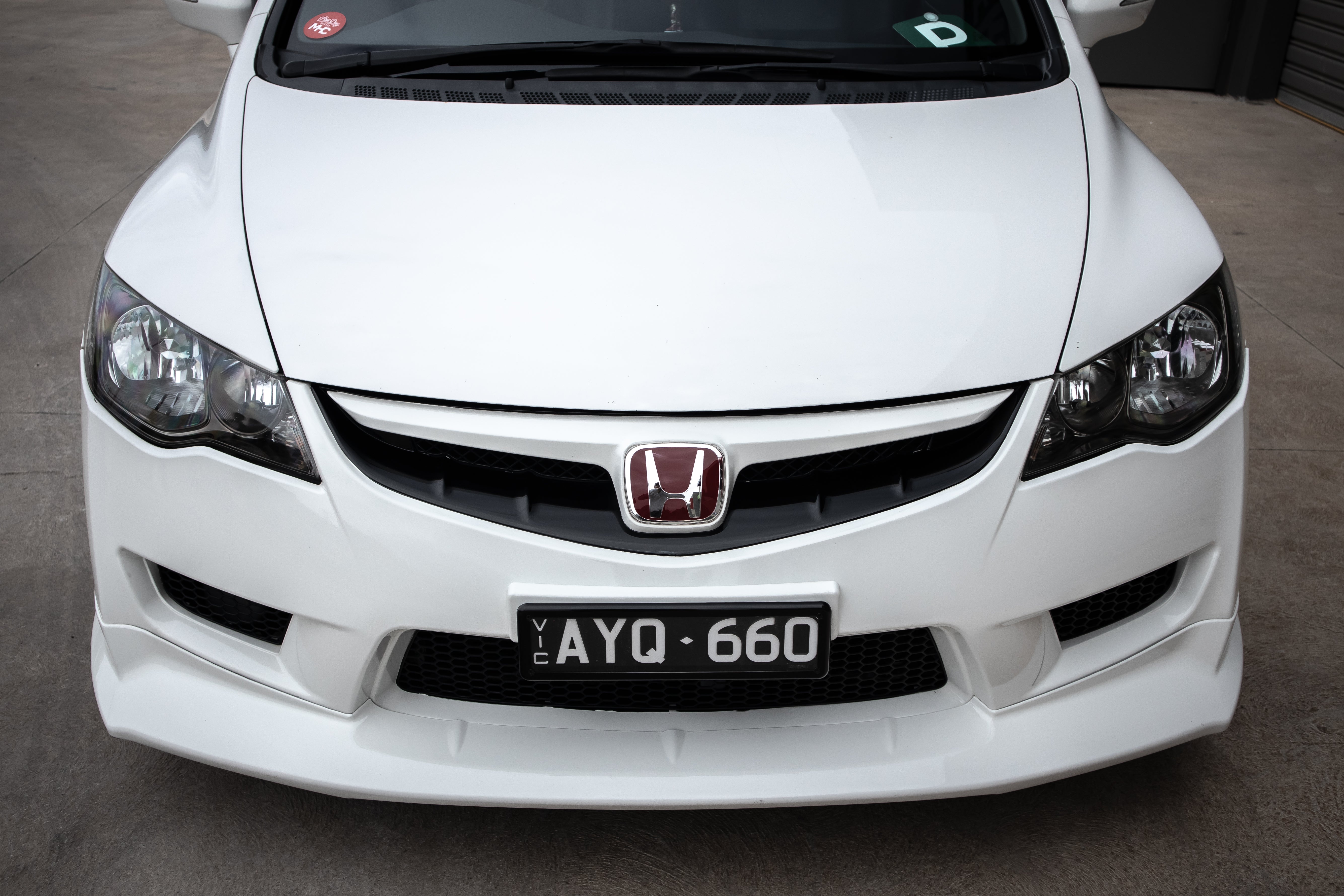 Mugen Style Front Lip for Honda Civic FD (Suits Zero Offset Type R Bumper) 2006-2012