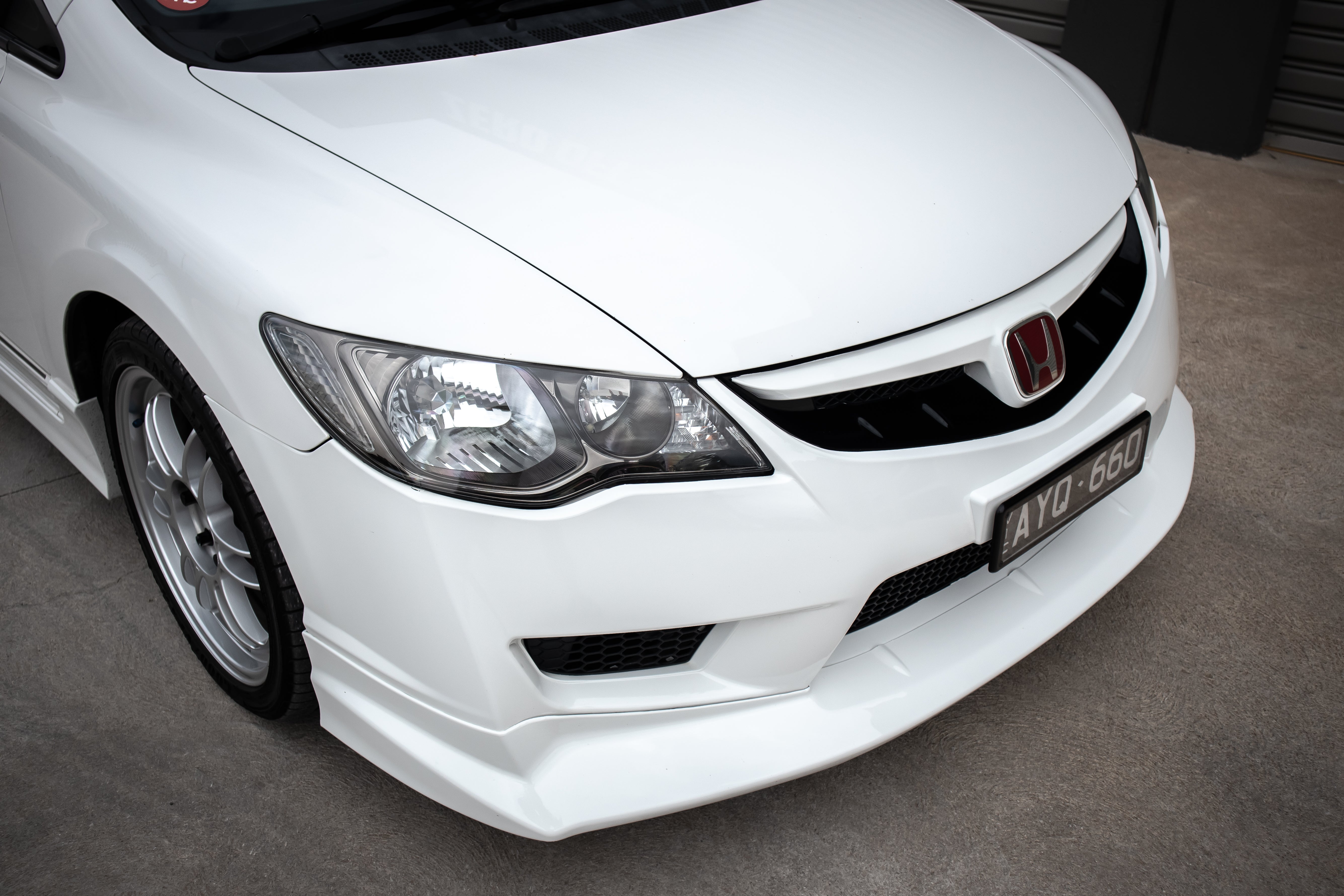 Mugen Style Front Lip for Honda Civic FD (Suits Zero Offset Type R Bumper) 2006-2012