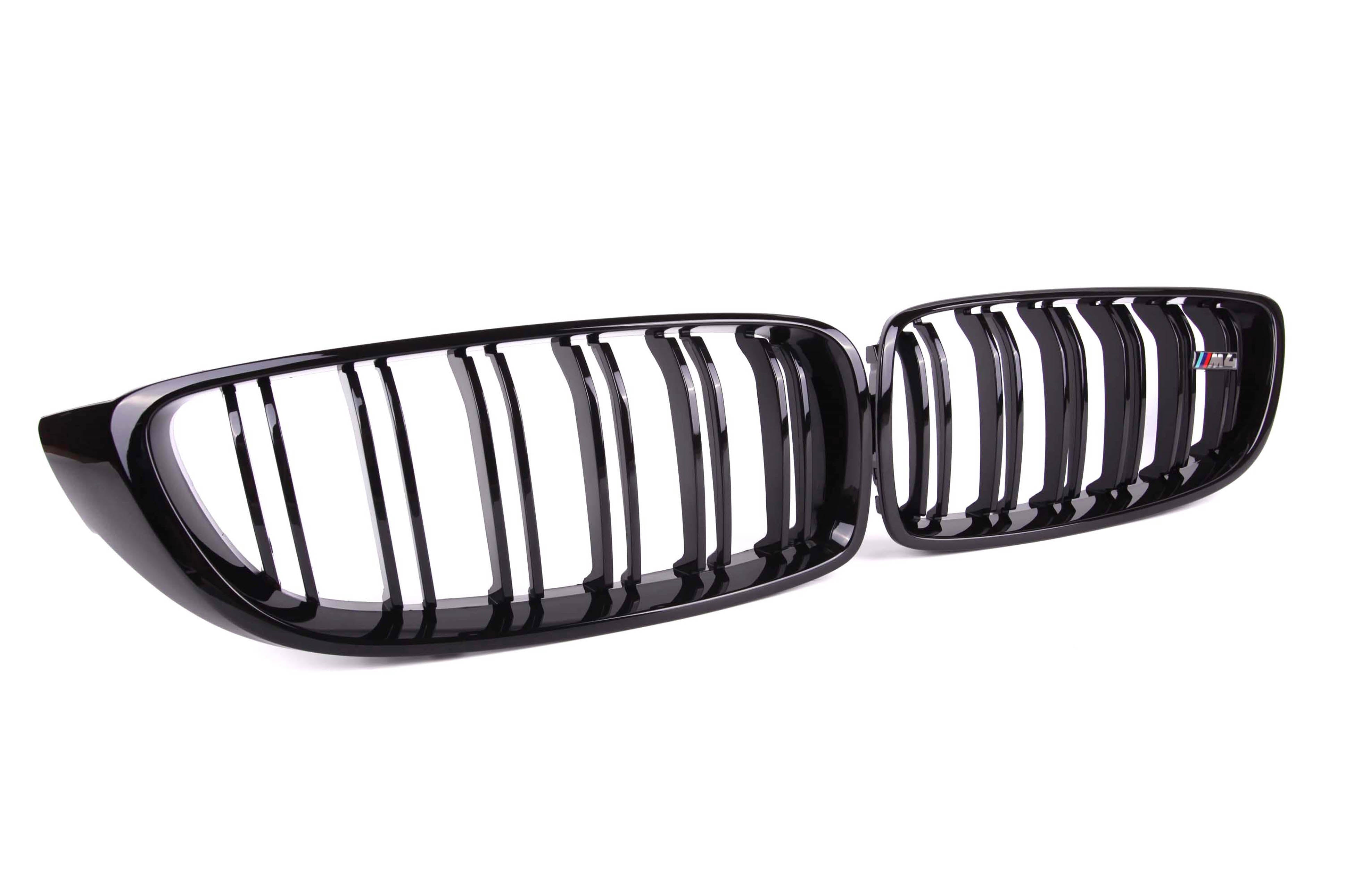 M Performance Gloss Black Grille (Dual Slat) For BMW 4 Series F32 F33 F37 / M3 M4 F80 F82 F83 2013-2020