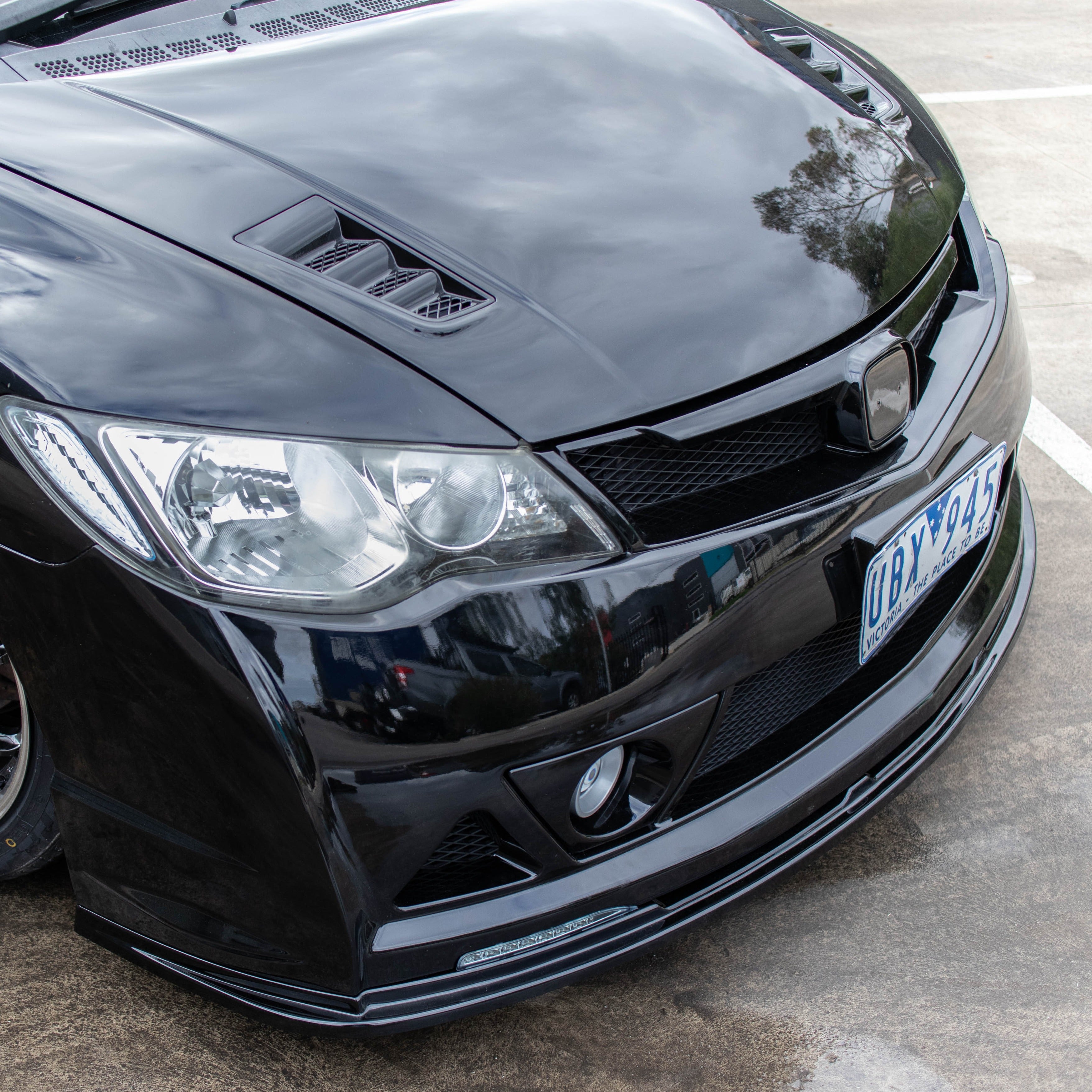 Mugen RR Style Front Lip for Honda Civic FD (Suits Zero Offset Mugen RR Kit) 2006-2012