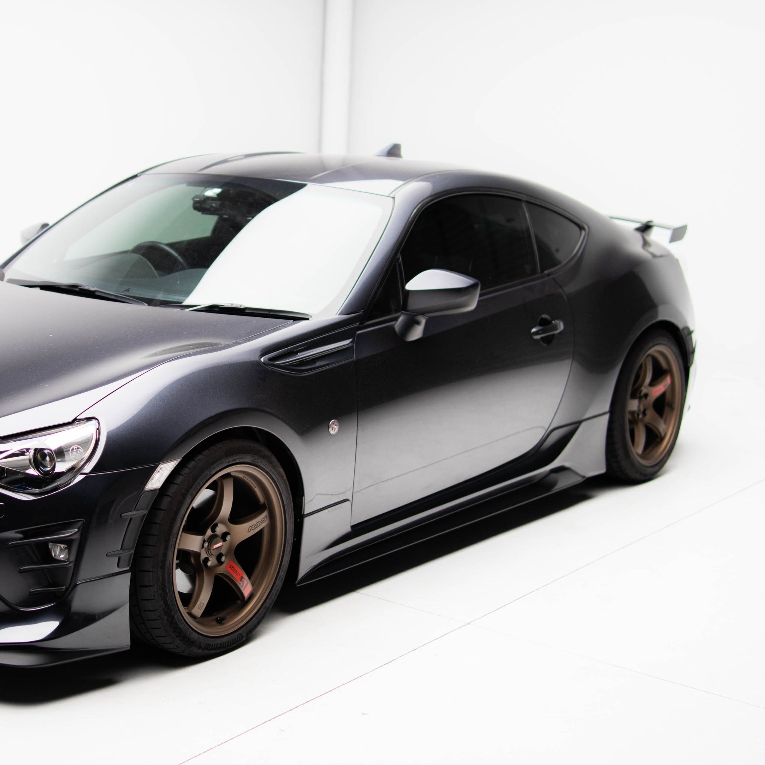 TRD V2 Style Side Skirts for 12-21 Toyota 86 (ZN6)/Subaru BRZ (ZC6)