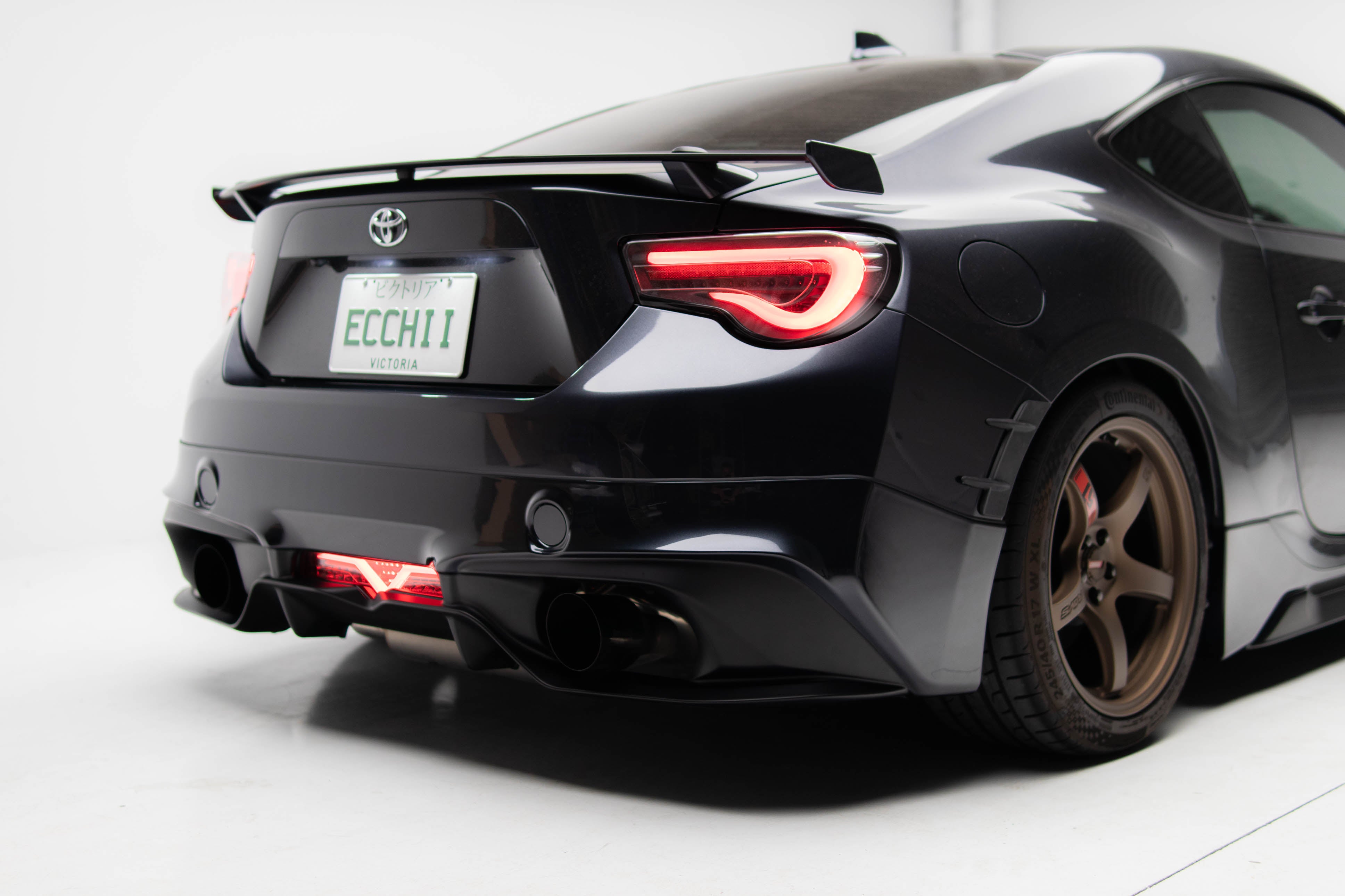 TRD Style Front + Rear Bumper Trims for 12-21 Toyota 86 (ZN6)/Subaru BRZ (ZC6)