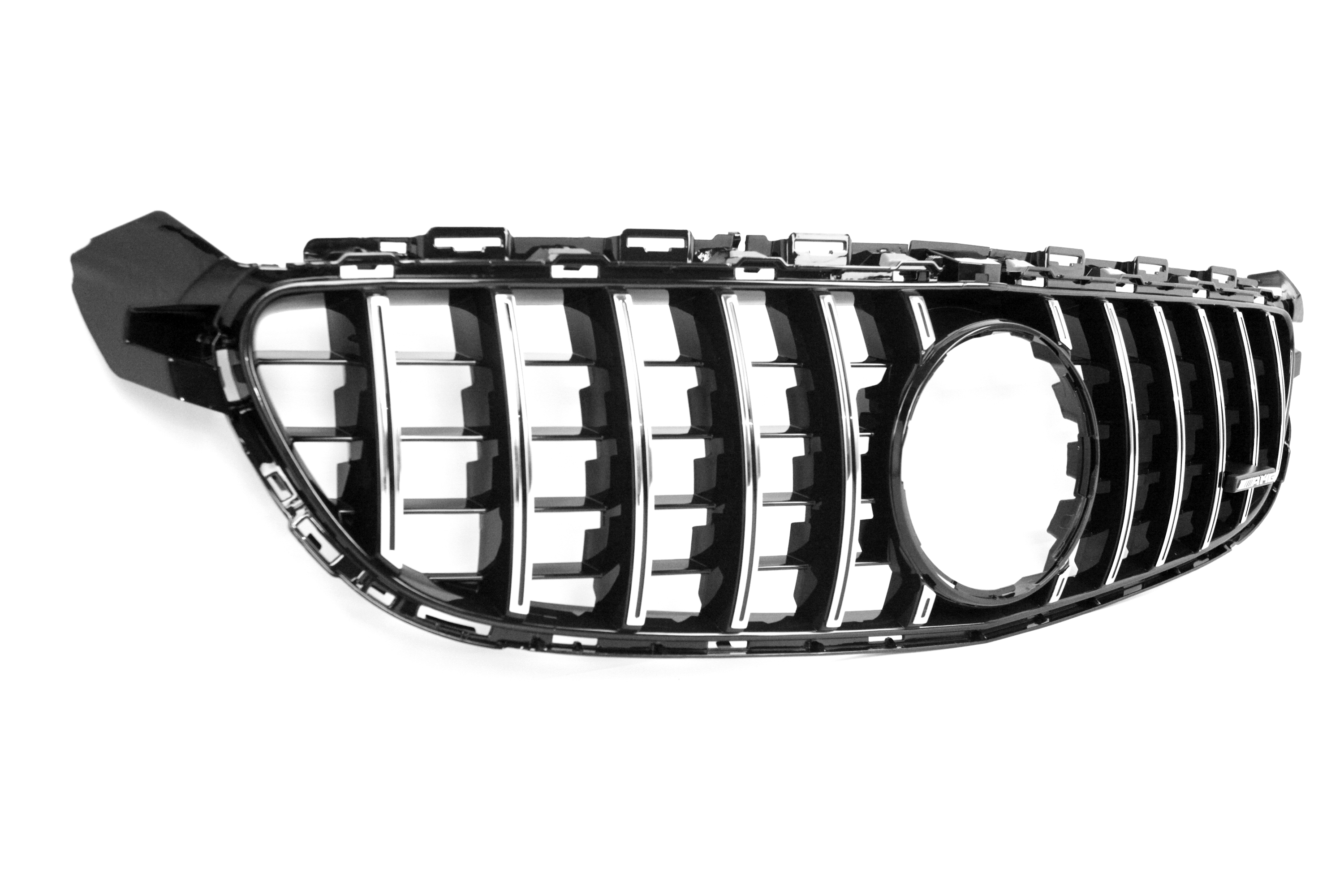 AMG Panamericana Style Grille for Mercedes C63 C205/W205 - Silver 2015-2018