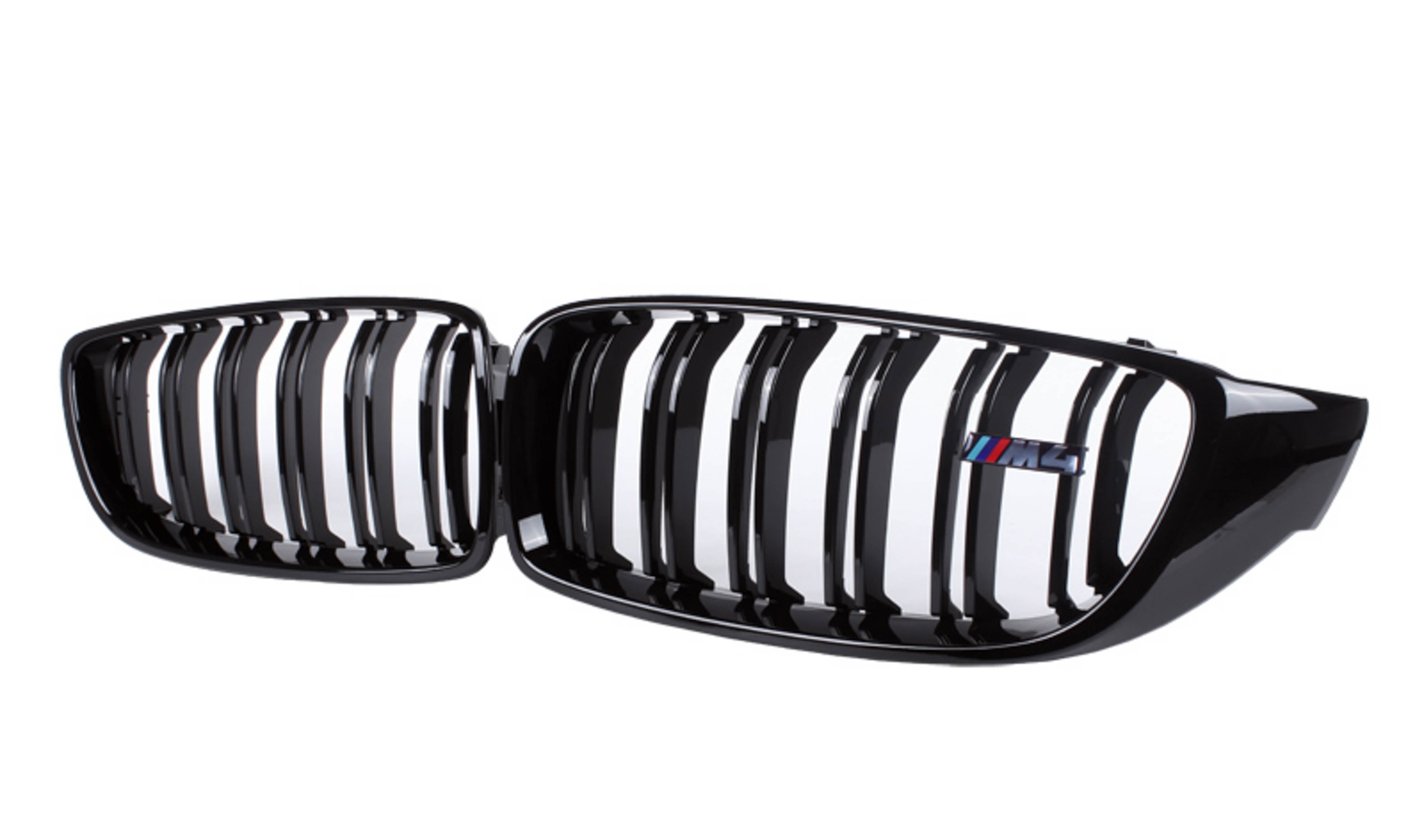 M Performance Gloss Black Grille (Dual Slat) For BMW 4 Series F32 F33 F37 / M3 M4 F80 F82 F83 2013-2020