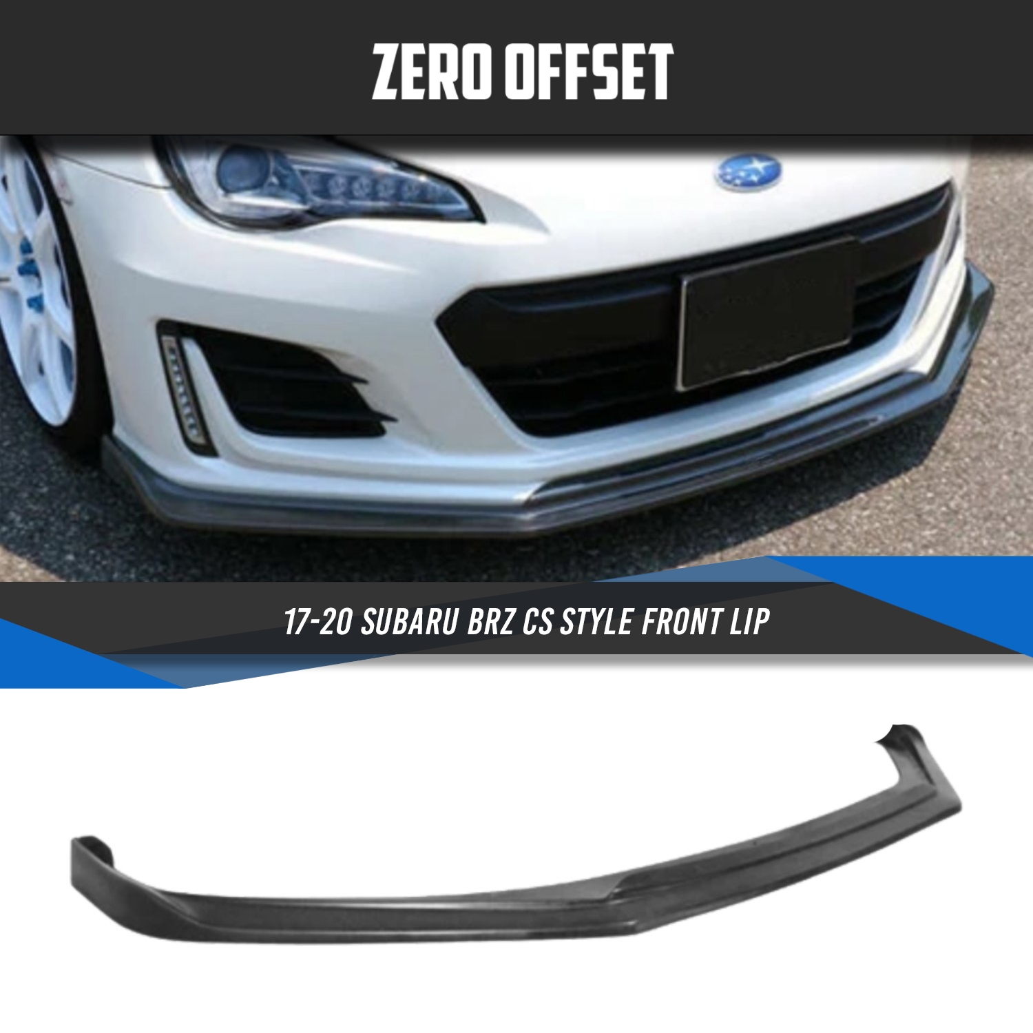 CS Style Front Lip for Subaru BRZ (ZC6) 2017-2021