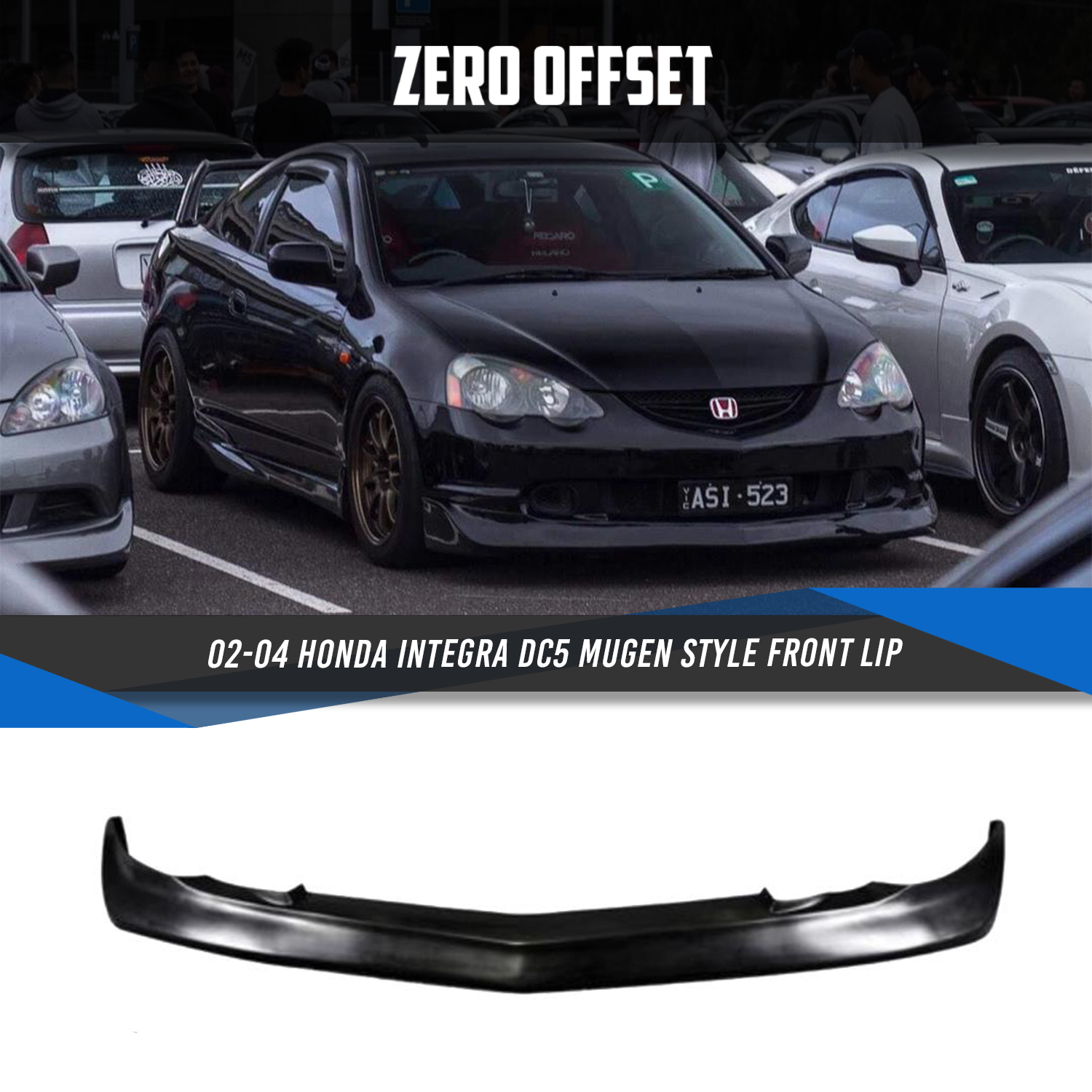 Mugen Style Front Lip for Honda Integra DC5 2002-2004