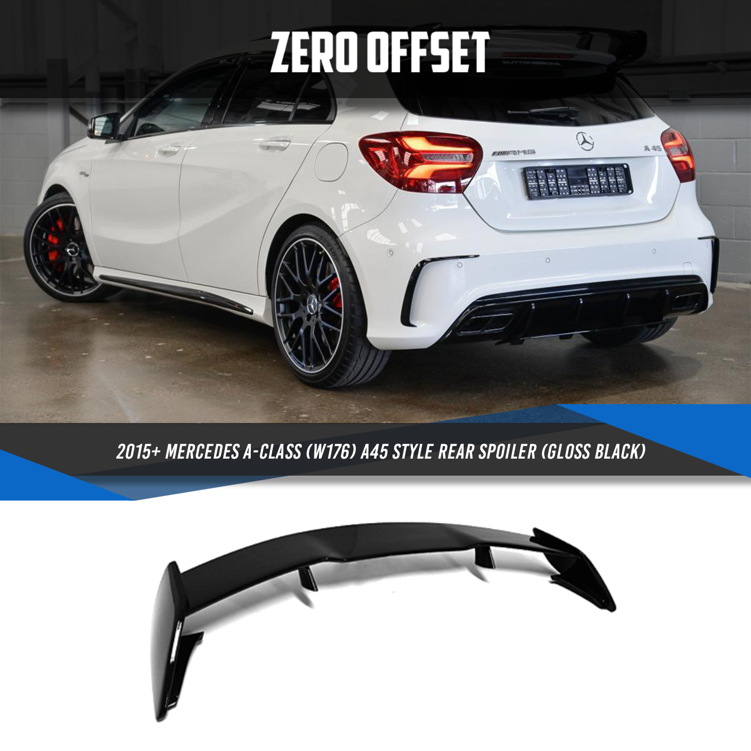 AMG Style Spoiler for Mercedes A Class W176 2013-2018