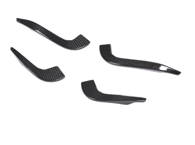 ZO Exclusive Front Bumper Canards for Audi RS3 17-21 (8V) [SEDAN] (Carbon Fibre)