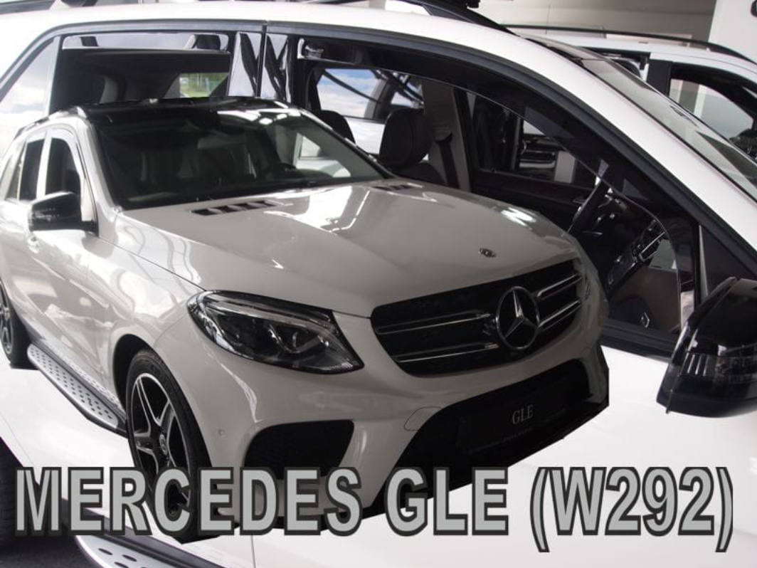 Slim-line Weather Shields - Mercedes GLE W292 5 Door 16-19