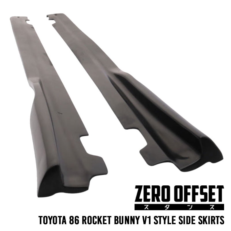 Rocket Bunny V1 Style Side Skirts for Toyota 86 (ZN6)/ Subaru BRZ (ZC6) 2012-2021